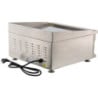 Plancha Elektrisch Glad Chroom CombiSteel 7455.1055 met Grillplaat en Gladde Oppervlakte