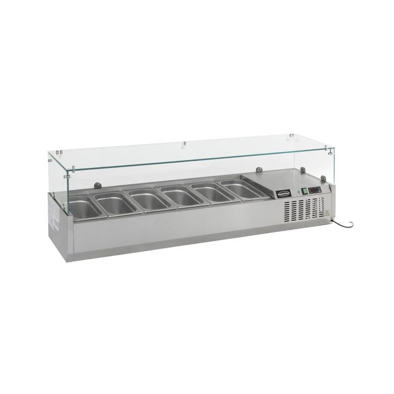 Refrigerated Saladette to Place - 7 GN 1/4 CombiSteel: Quality and Performance for Your Ingredients