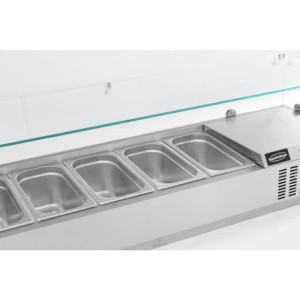 Refrigerated Saladette to Place - 8 GN 1/4 CombiSteel: Elegance and Performance