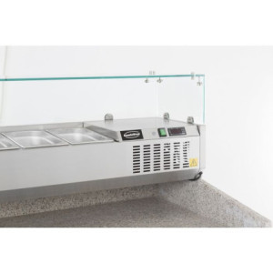 Refrigerated Saladette to Place - 8 GN 1/4 CombiSteel: Elegance and Performance