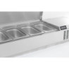 Refrigerated Saladette to Place Stainless Steel - 10 GN 1/4 CombiSteel