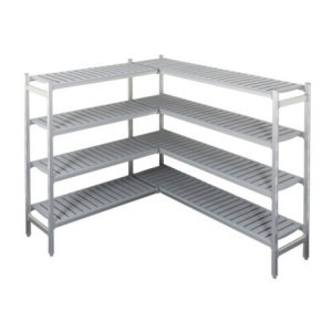 Hoekrek voor Koelcel 1500 x 2400 x 2010 mm - L 1235 x D 450 mm - CombiSteel