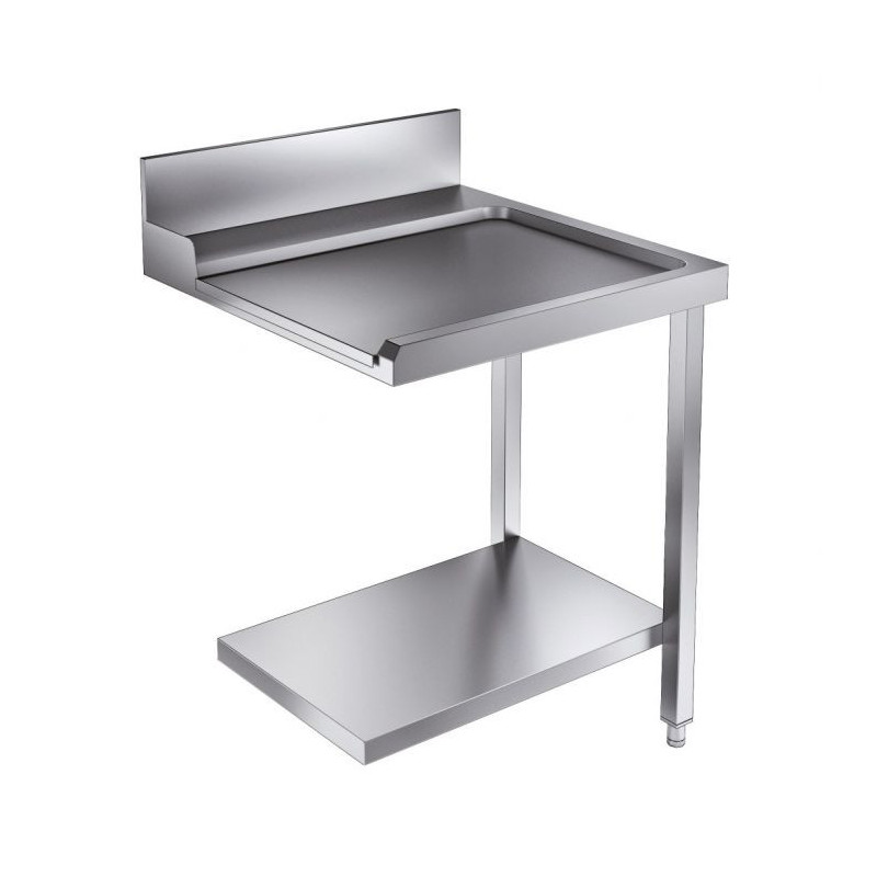 Ladetisch mit Regal und Rückwand CombiSteel - L 700 x T 750 mm