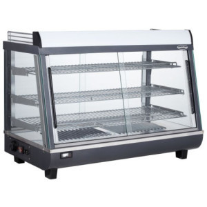Vitrine Verwarmd om te Plaatsen - 136 L - CombiSteel