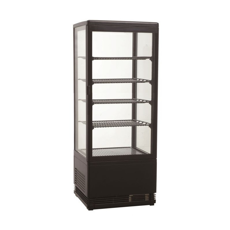 Black Refrigerated Display Case 98L Combisteel - Elegant and Efficient Solution