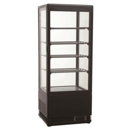 Schwarze Kühlvitrine 98L Combisteel - Elegante und leistungsstarke Lösung