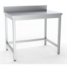 Table inox professionnelle avec dosseret - CombiSteel