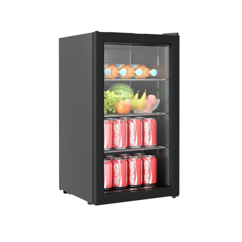 Mini Refrigerated Cabinet with Glass Door - 80 L