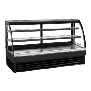 Positieve Koelvitrine Gebogen - 400 L - CombiSteel
