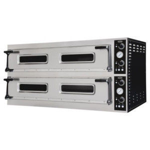 Pizzaoven 2 kamers - Vermogen 20,4 kW - 400 V - Combisteel