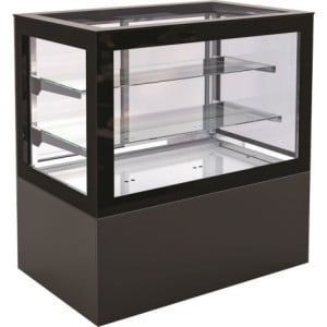 Koelvitrine met positieve temperatuur 300L CombiSteel - Elegant zwart