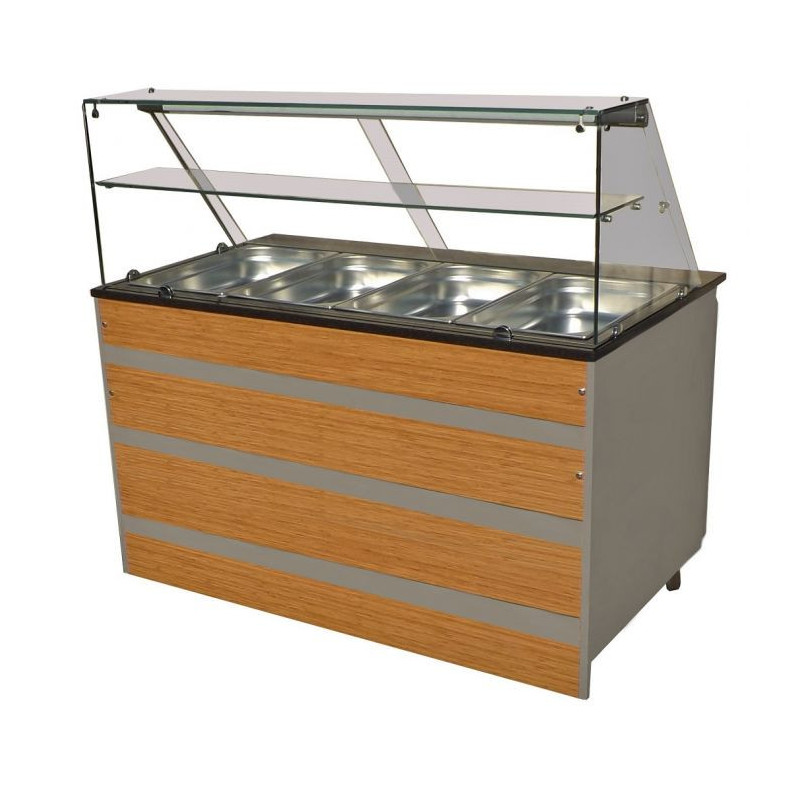 Refrigerated Buffet - 4 GN 1/1 CombiSteel: Optimal Cooling Performance