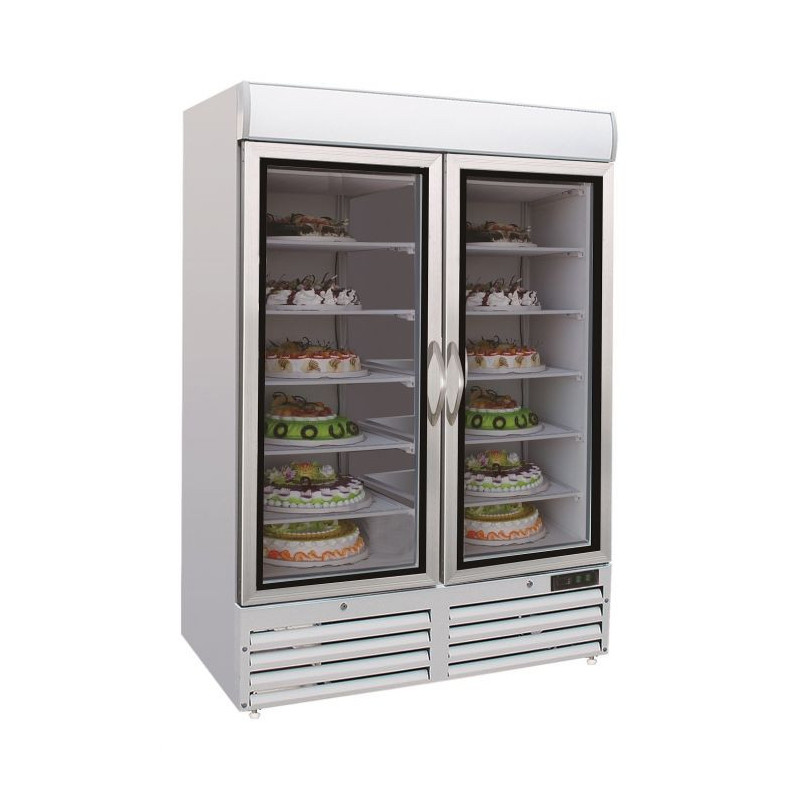 Negative Refrigerated Cabinet 2 Glass Doors 1079 L Combisteel - Professional Catering