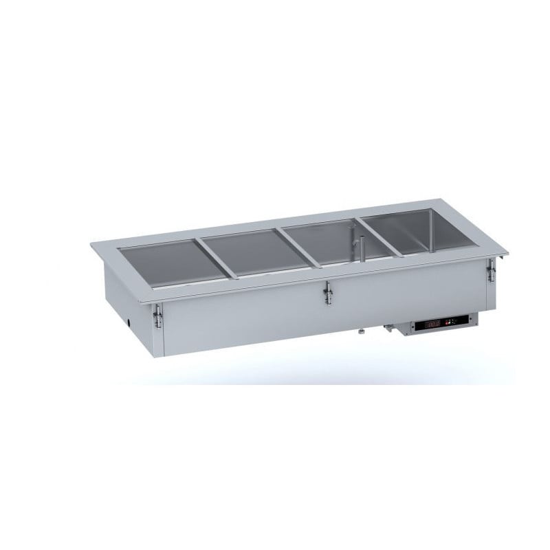 Bain-Marie Drop-In Automatique CombiSteel 4/1 - Prestaties en betrouwbaarheid