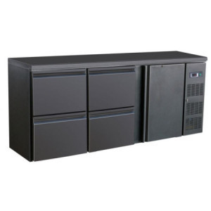 Rückkühlschrank mit 1 Tür und 4 Schubladen - 537 L - CombiSteel