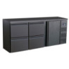 Rückkühlschrank mit 1 Tür und 4 Schubladen - 537 L - CombiSteel