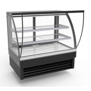 Positieve Koelvitrine Gebogen - 236 L - CombiSteel