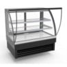 Curved Glass Chilled Display Cabinet - 236 L - CombiSteel: Professional solution for fresh products