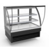 Positive Curved Refrigerated Display Case - 236 L - CombiSteel