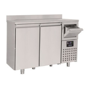 Positieve Koelwerkbank GN 1/1 met 2 Deuren en 1 Koffielade - CombiSteel