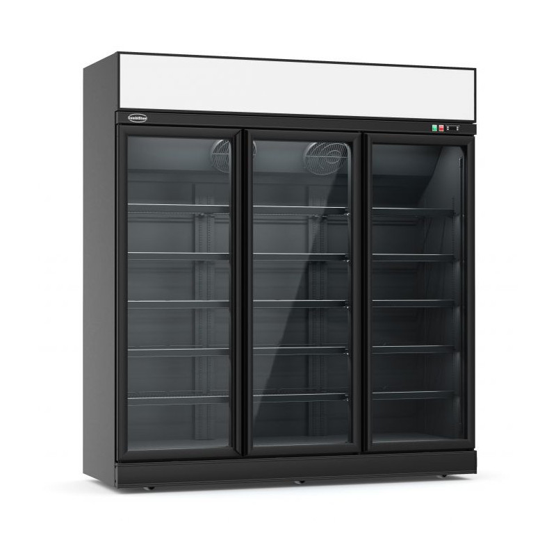 Kühlschrank mit 3 Glastüren und positiver Kühlung 1530 L - CombiSteel