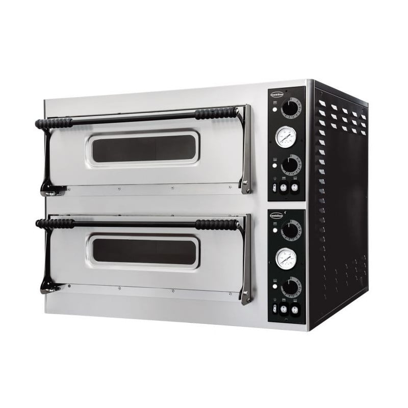 Double Chamber Pizza Oven - 2 x 6 Pizzas - Combisteel 400V