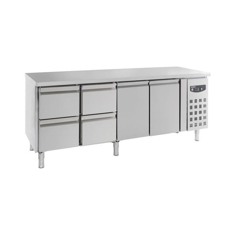 Koelwerkbank GN 1/1 - CombiSteel - 553 L, 2 Deuren, 4 Laden