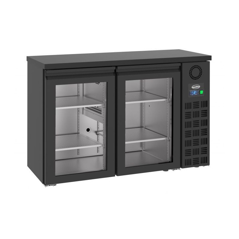 Arrière-Bar Réfrigéré 2 Portes Vitrées - Capacité 320 L - CombiSteel