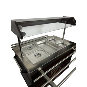 Buffet Warm CombiSteel - Roestvrij Staal GN 1/1 & LED Verlichting