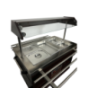 CombiSteel Hot Buffet - Stainless Steel GN 1/1 & LED Lighting