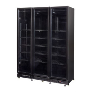 Positieve Koelvitrine met 3 Glazen Deuren - 1200 L - CombiSteel