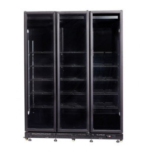 Positieve Koelvitrine met 3 Glazen Deuren - 1200 L - CombiSteel