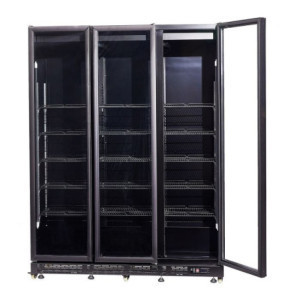 Positieve Koelvitrine met 3 Glazen Deuren - 1200 L - CombiSteel