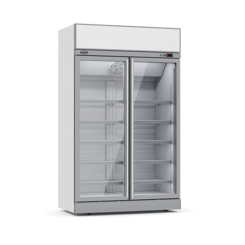 Kühlschrank mit 2 Glastüren - 1000 L - CombiSteel