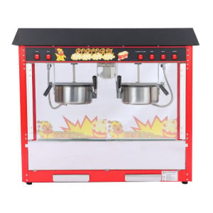 Professionele Dubbele Dynasteel Popcornmachine: Bereid heerlijke popcorn voor professionals