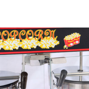 Professionele Dubbele Dynasteel Popcornmachine: Bereid heerlijke popcorn voor professionals