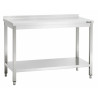 Table de travail inox professionnelle - Bartscher 1500x600mm