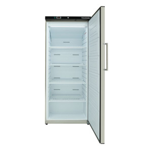 Edelstahl-Gefrierschrank 510 L Belüftet -18/-22 °C