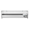 Glazen Koelwerkbank voor Salades - 8 x GN 1/3 - Dynasteel