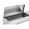 Saladette Koelkast om te Plaatsen Deksel Inox - 3 x GN 1/3 + 1 x GN 1/2 - Dynasteel