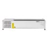 Saladette Koelkast om te Plaatsen Deksel Inox - 3 x GN 1/3 + 1 x GN 1/2 - Dynasteel