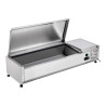 Refrigerated Saladette to Place Stainless Steel Lid - 3 x GN 1/3 + 1 x GN 1/2 - Dynasteel