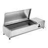 Saladette Koelkast om te Plaatsen Deksel Inox - 3 x GN 1/3 + 1 x GN 1/2 - Dynasteel