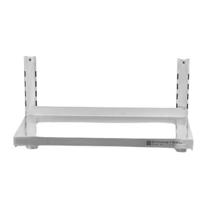 Stainless Steel Wall Shelf on Brackets - L 800 x D 300 mm - Dynasteel