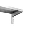 Stainless Steel Wall Shelf on Brackets - L 800 x D 300 mm - Dynasteel