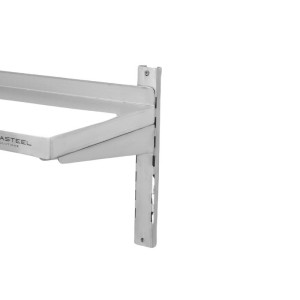 Stainless Steel Wall Shelf on Brackets - L 1000 x D 300 mm - Dynasteel