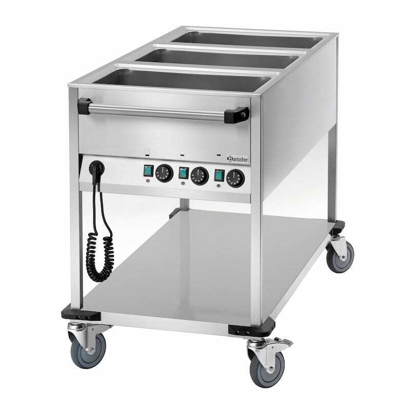 Bain-Marie Trolley - 3 GN 1/1