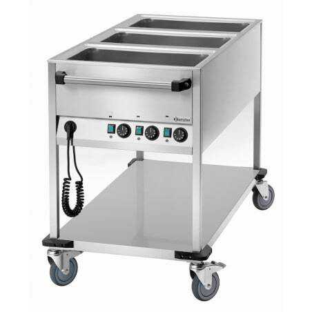 Chariot à Bain-Marie - 3 GN 1/1