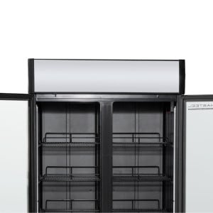 Vitrine voor Dranken 736 L 2 Glazen Deuren 2-8 °C R290