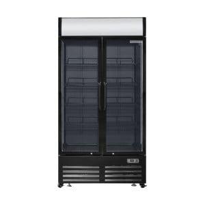Vitrine voor Dranken 736 L 2 Glazen Deuren 2-8 °C R290
